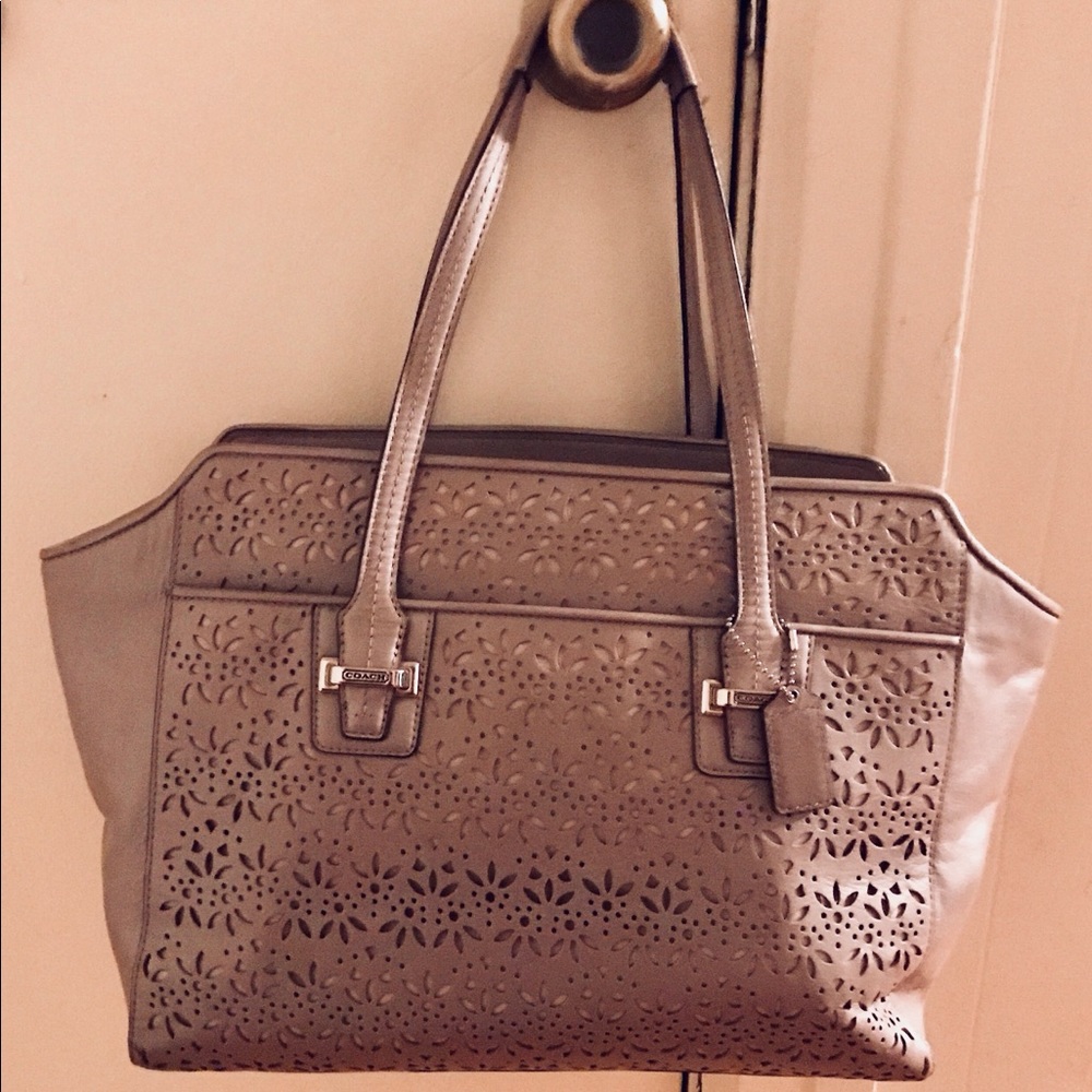 Lavender Coach Tote